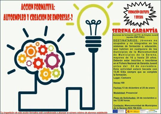 Mancomunidad oferta nueva formación para jóvenes inscritos en el Programa de Garantía Juvenil