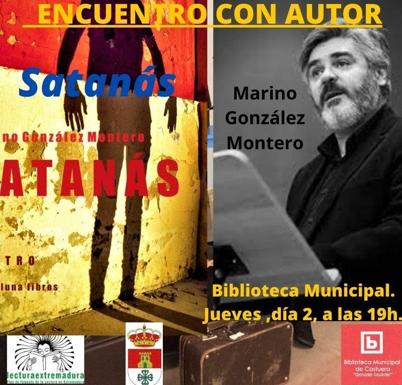Biblioteca. Encuentro con Autor. Marino González Montero./cedida