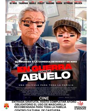 El auditorio del Centro Cultural acoge este viernesla proyección de la película 'En guerra con mi abuelo'
