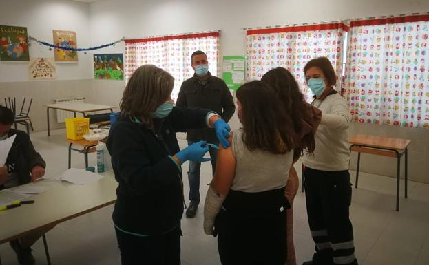 Comienza la vacunación infantil en los colegios de Castuera