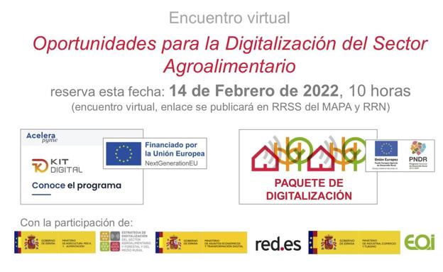 El 'Ceder-La Serena' informa del encuentro virtual sobre 'oportunidades de digitalización del sector agroalimentario'