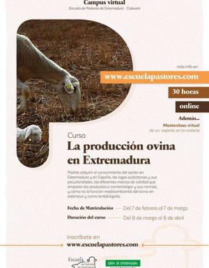 Abierto el plazo de inscripciones para el primer curso del Campus Virtual 2022 de la Escuela de Pastores de Extremadura