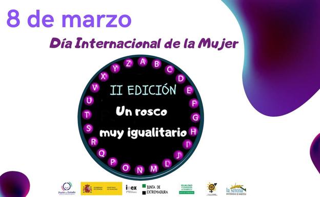 La oficina de Igualdad de la Mancomunidad organiza el concurso 'Un rosco muy igualitario'