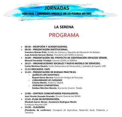 Castuera acoge una jornada de presentación del proyecto 'Territorios y Comunidades Amigables con las Personas Mayores'