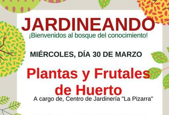 La Universidad Popular organiza una nueva sesión del taller 'Jardineando' para el próximo 30 de marzo