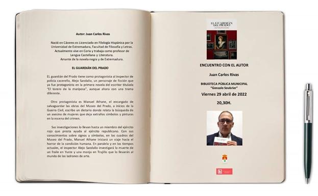 La Biblioteca Municipal recibe al escritor Juan Carlos Rivas