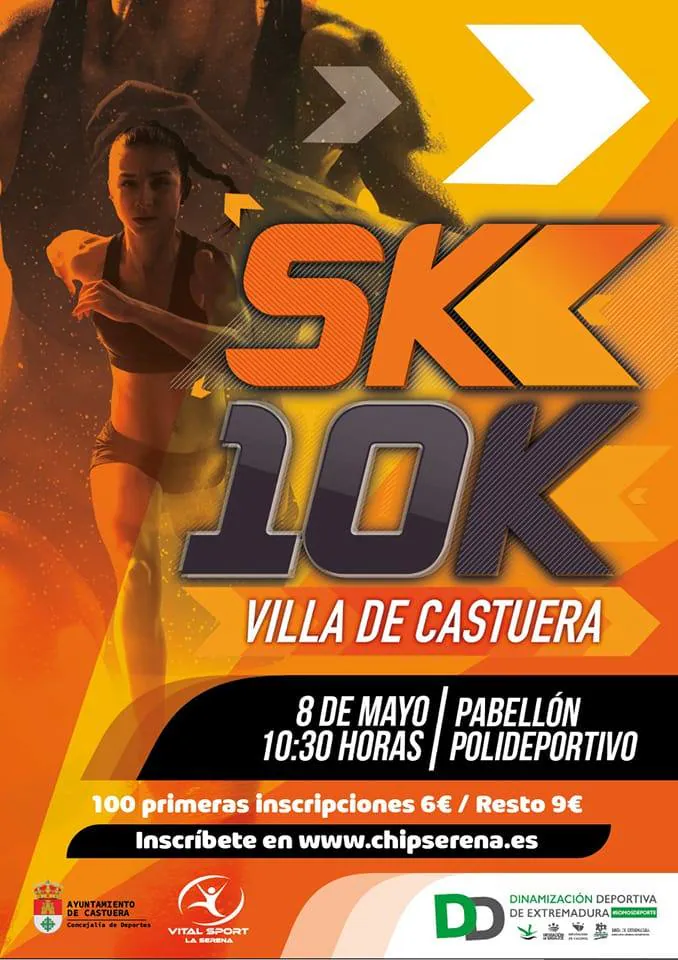 Todo listo para carrera 5K-10K 'Villa de Castuera' que se celebra el domingo 8 de mayo