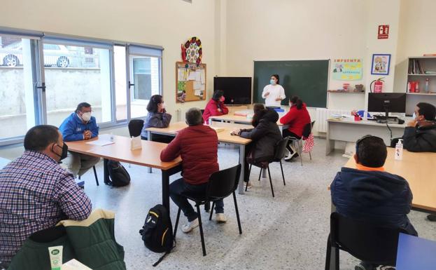 Aula de los programas de Apredizaje a lo largo de la Vida en el Centro Ocupacional de Adiser/cedidda