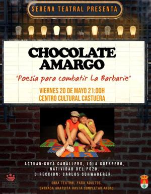 Serena Teatral pone en escena mañana viernes la obra 'Chocolate Amargo'