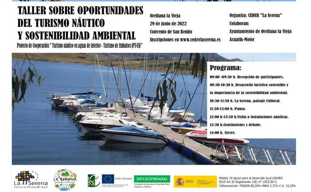 El CEDER organiza un taller sobre oportunidades del turismo náutico y sostenibilidad ambiental