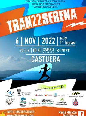 Abierto el plazo de inscripción para la carrera 23,5K y 10K 'Transerena 2022'