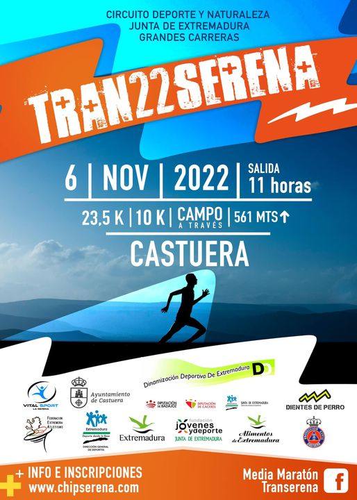 Abierto el plazo de inscripción para la carrera 23,5K y 10K 'Transerena 2022'