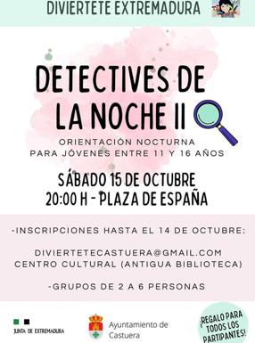 Abiertas las inscripciones para la nueva prueba de orientación nocturna 'Detectives de la Noche'