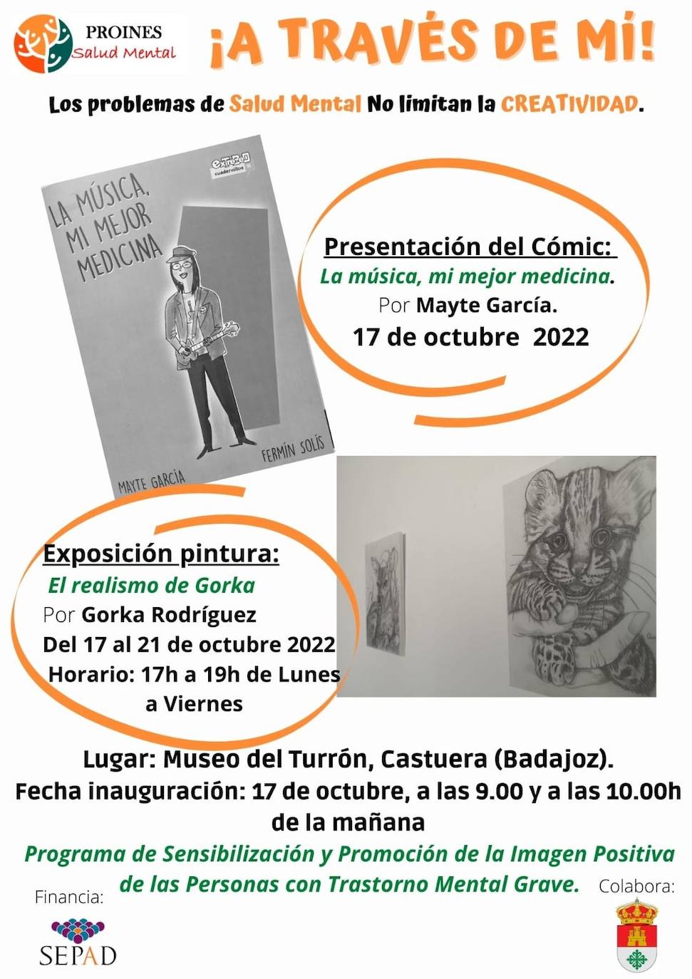 El Museo del Turrón acoge la presentación del comic 'La Música mi mejor medicina' de Mayte García de la Mora