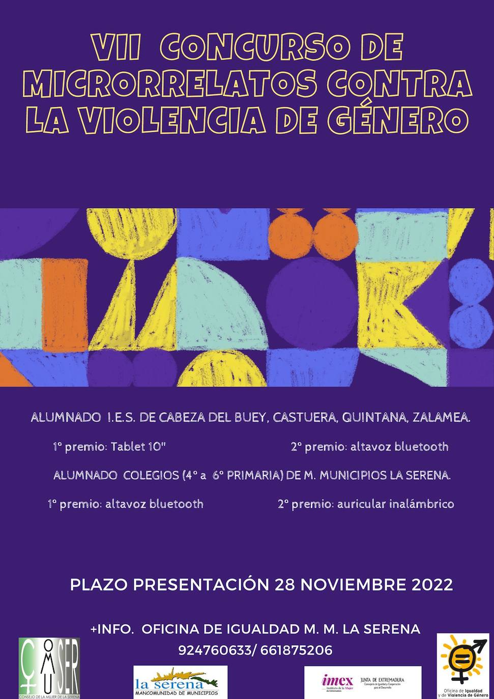 Convocado el VII concurso de Microrrelatos contra la Violencia de Género