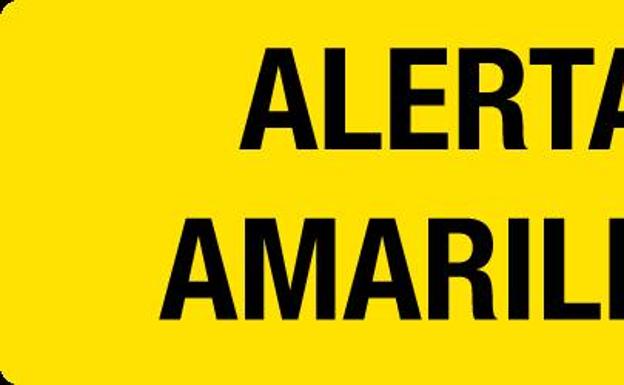 Activada la alerta amarilla por lluvias