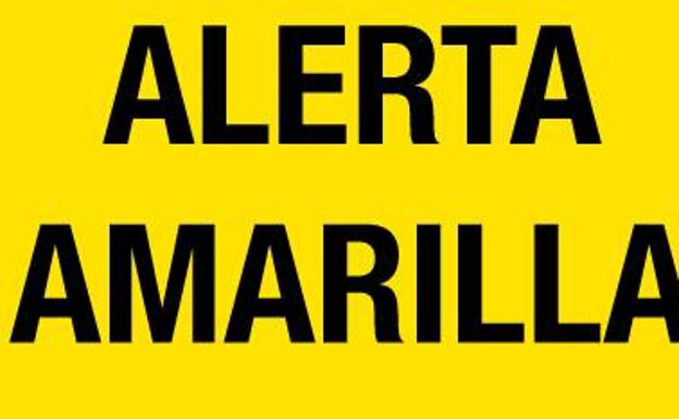 AEMET mantiene activada la alerta amarilla por lluvias hoy martes