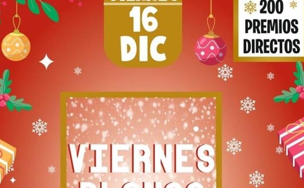 Castuera celebra este viernes 16 de diciembre el 'Viernes Blanco' del comercio local