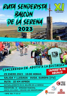 Abiertas las inscripciones para la Ruta Senderista «Balcón de La Serena 2023»