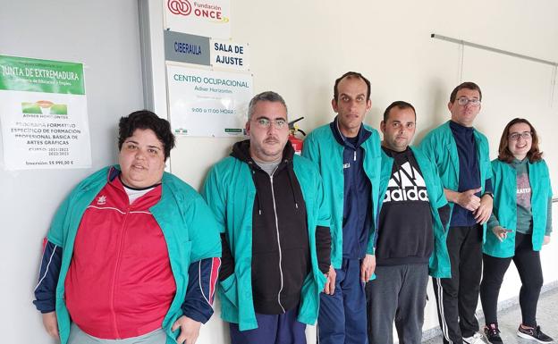 Adiser-Horizontes imparte el 2º curso de Taller Especifico de Formación Profesional Básica en la especialidad de «Artes Gráficas»