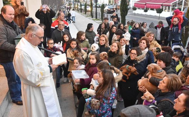 La parroquia de San Ignacio de Loyola recupera la tradición de la bendición de mascotas