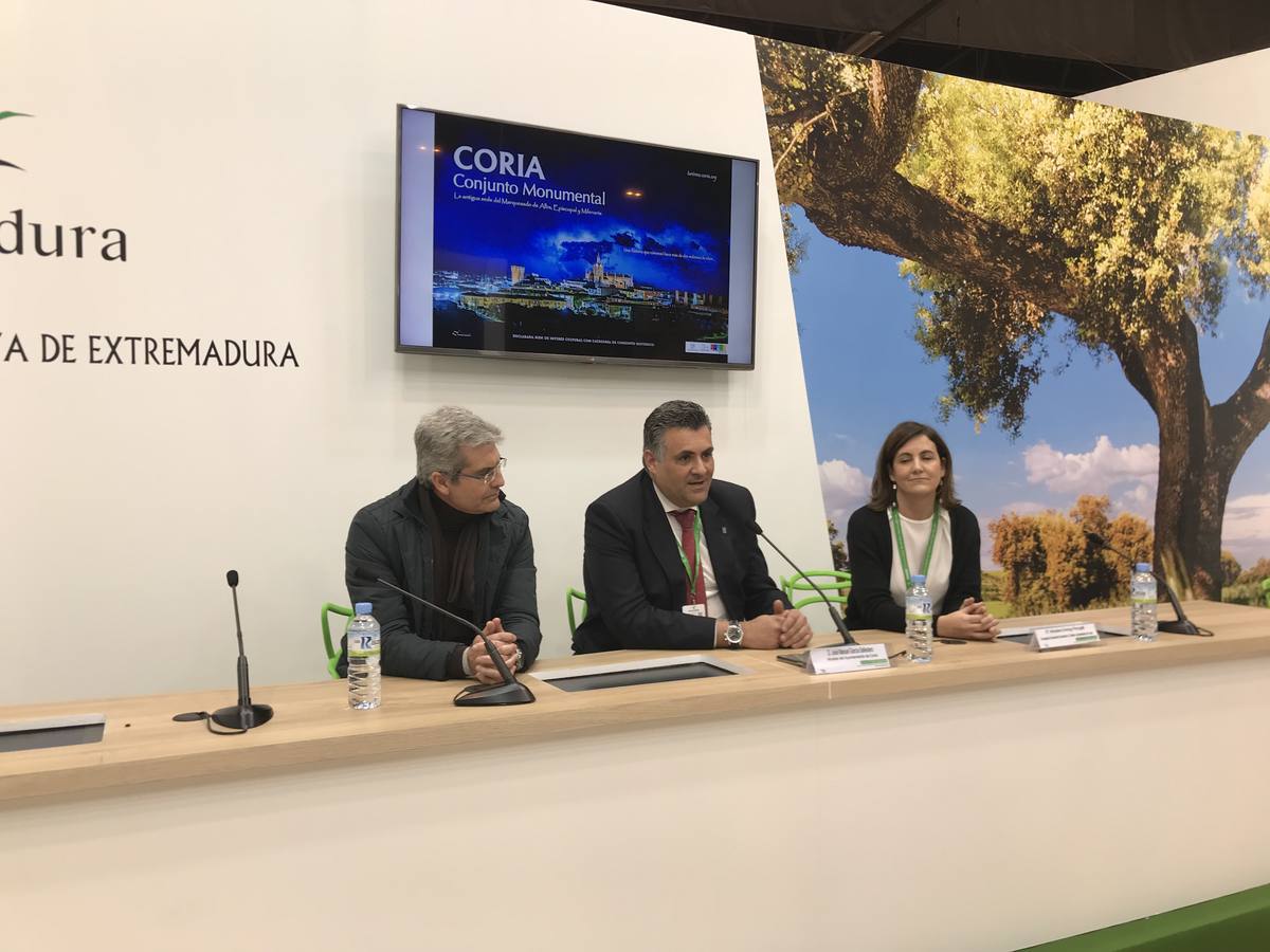 Muestran el casco histórico de Coria como reclamo turístico