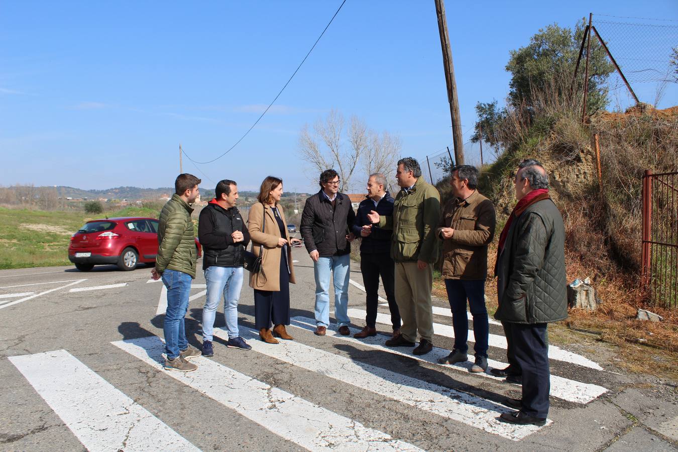 El alcalde pide a la Diputación que cumpla con el compromiso de obras de las entradas a Coria