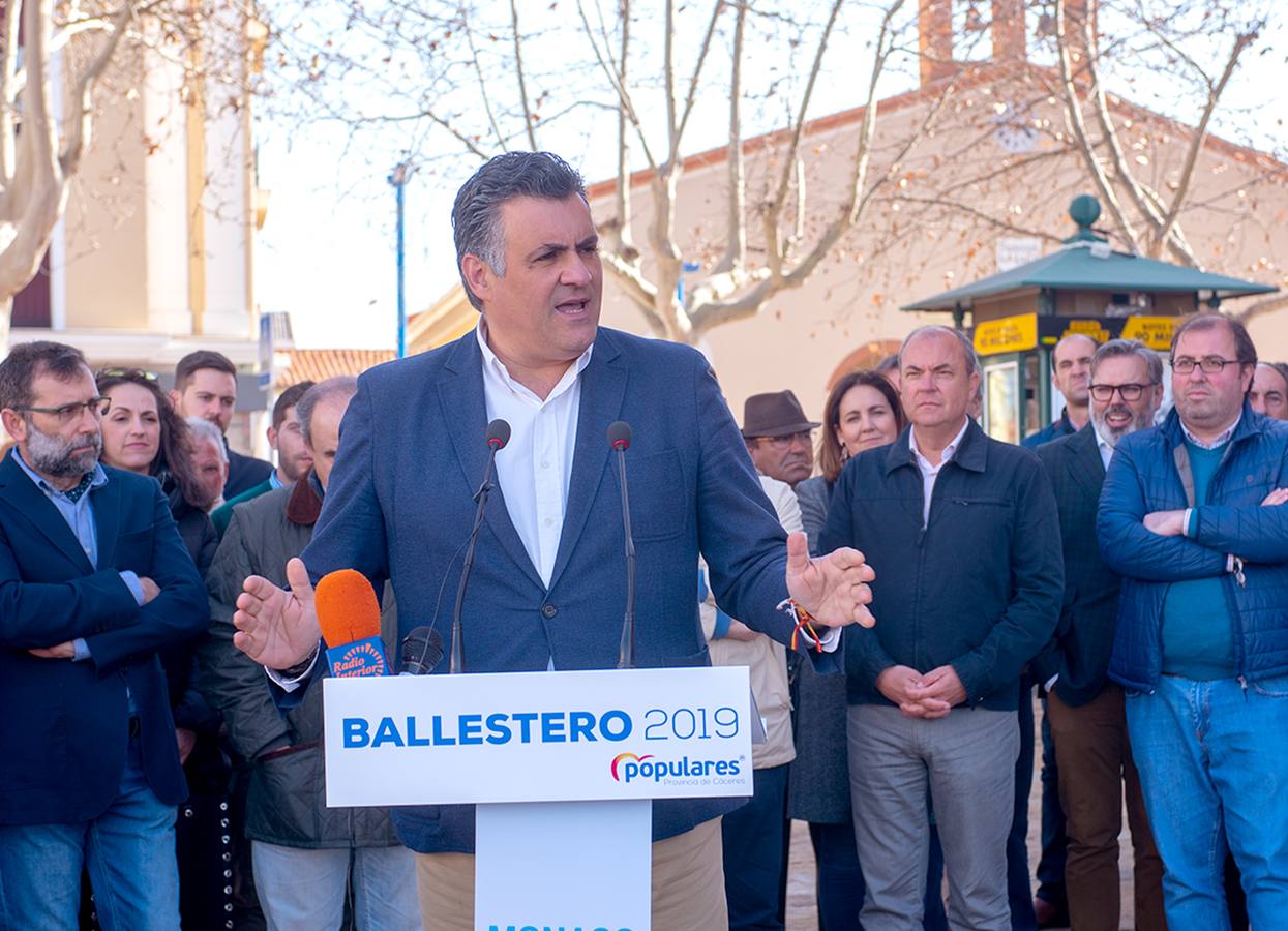 José Manuel García Ballestero presentado como candidato a la alcaldía por el Partido Popular
