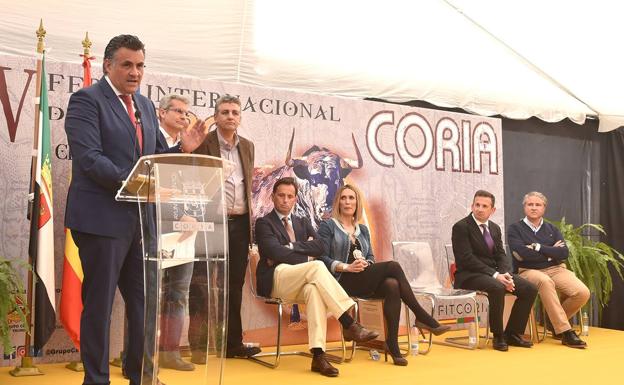 Inaugurada la Feria Internacional del Toro de Coria