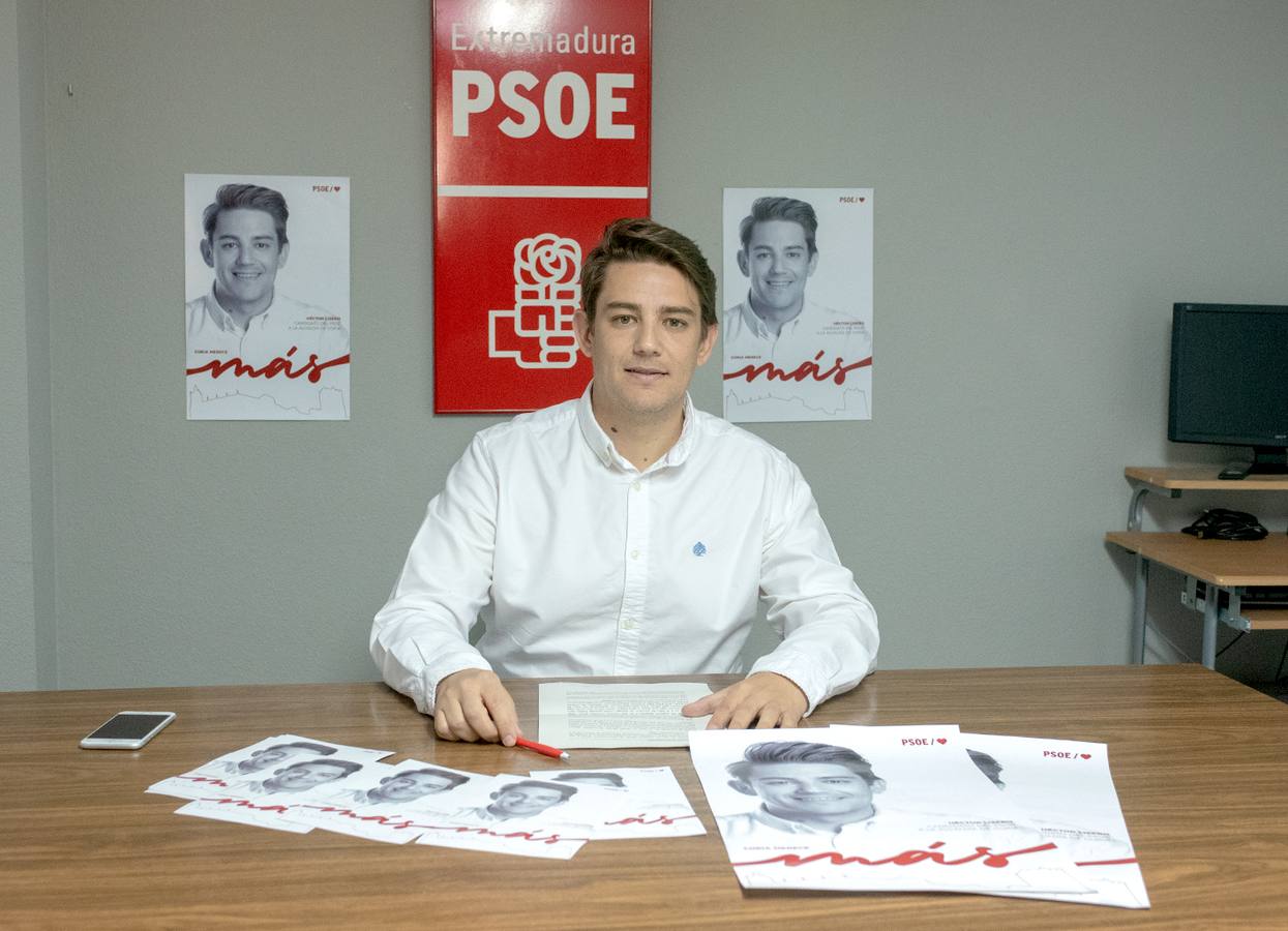 Héctor Lisero, «si el PSOE gobierna en Coria se pondrá en marcha la licitación que dé paso al nuevo pabellón»