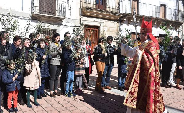 El obispo de la diócesis procederá a la bendición de ramos