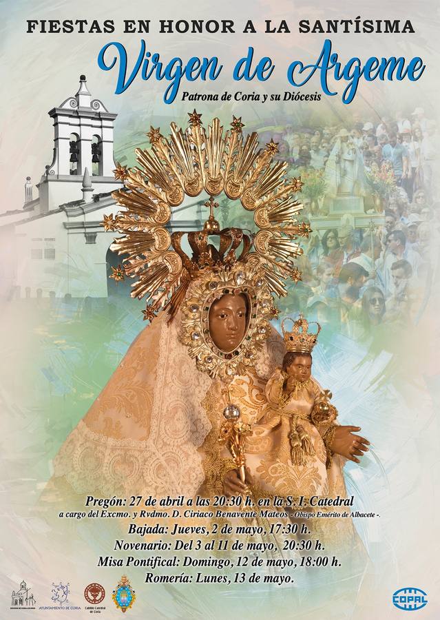 El pregón de la Virgen de Argeme correrá a cargo del que fuera obispo de Coria, Ciriaco Benavente Mateos