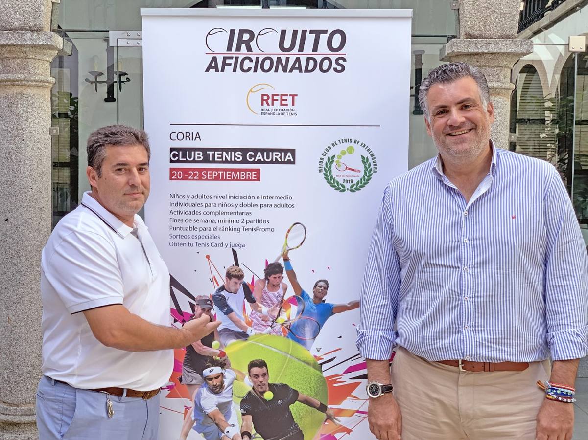 La localidad acogerá este fin de semana el III Torneo de Tenis de aficionados