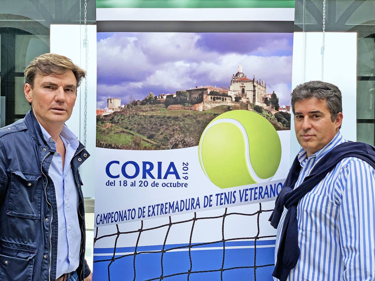 Coria acoge el campeonato de Extremadura de Tenis de Veteranos