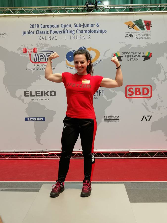 Esther Gutiérrez logra el sexto puesto en el Campeonato de Europa de Powerlifting