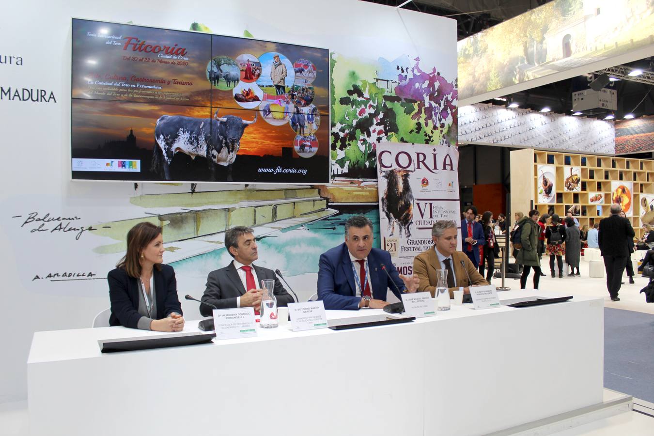 Coria presenta en Fitur la VI Feria Internacional del Toro 'FitCoria 2020'