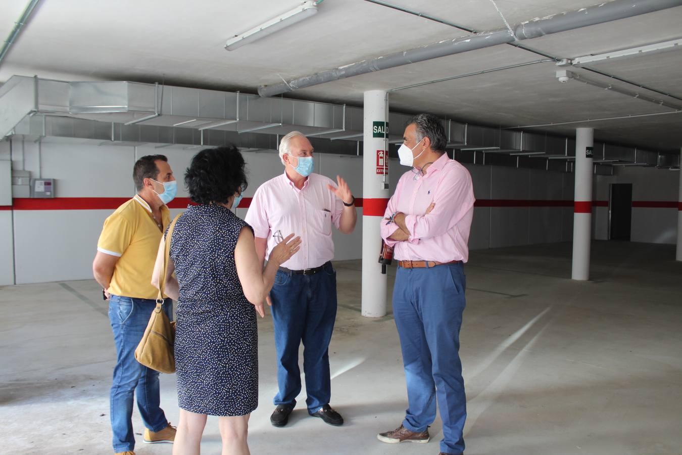 El Ayuntamiento cede al hospital el aparcamiento de Doctor Viera para almacenar material sanitario