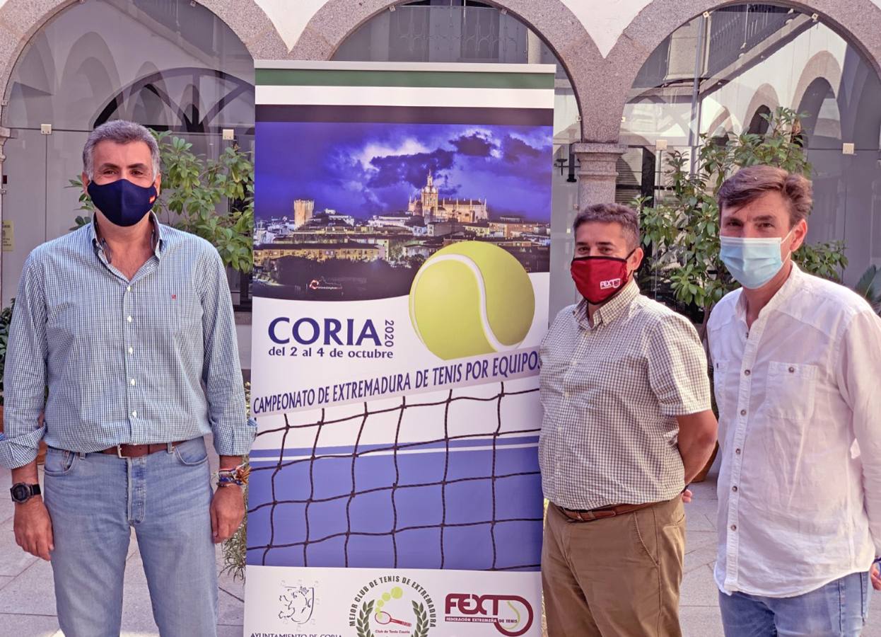 Coria acoge este fin de semana el Campeonato de Extremadura de Tenis por equipos