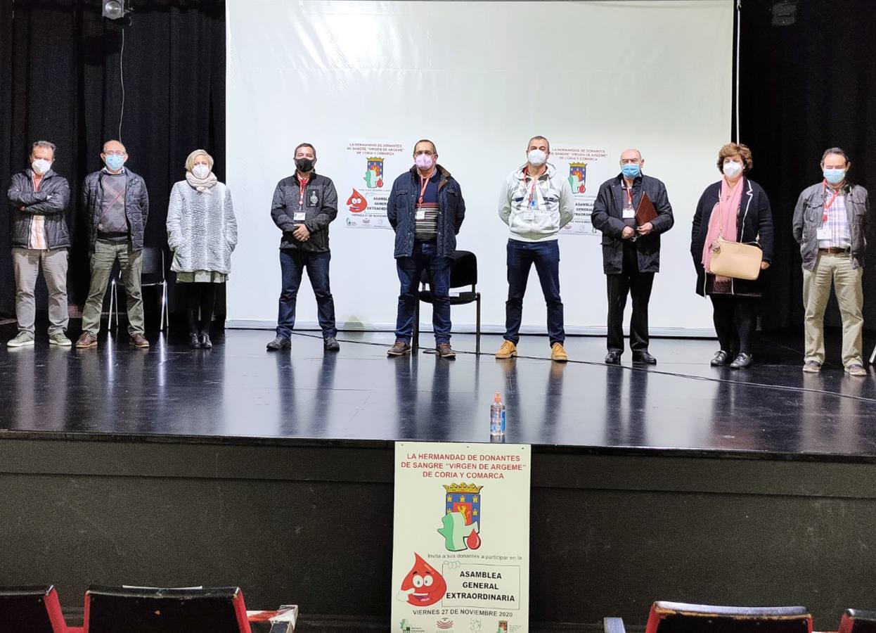 La Hermandad de Donantes de Sangre de Coria y Comarca elige nueva junta rectora