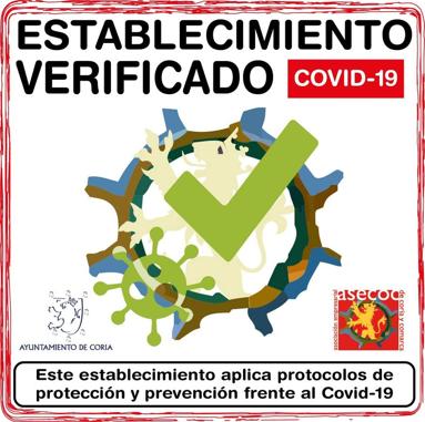 65 negocios de Coria obtienen el 'Sello Establecimiento Verificado'
