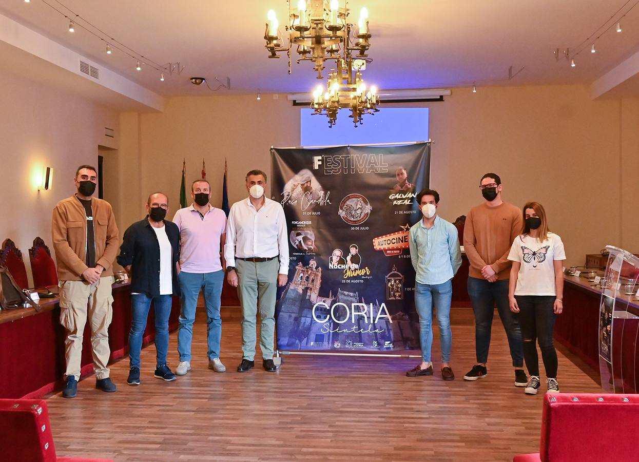 La ciudad acogerá este verano el primer F'Estival 'Coria, Siéntela'