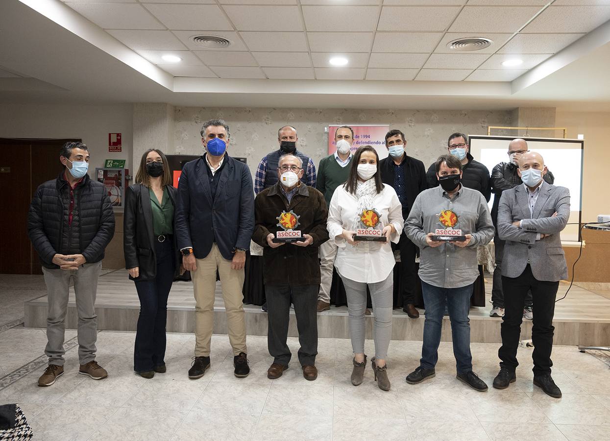 Asecoc homenajea a tres empresarios locales