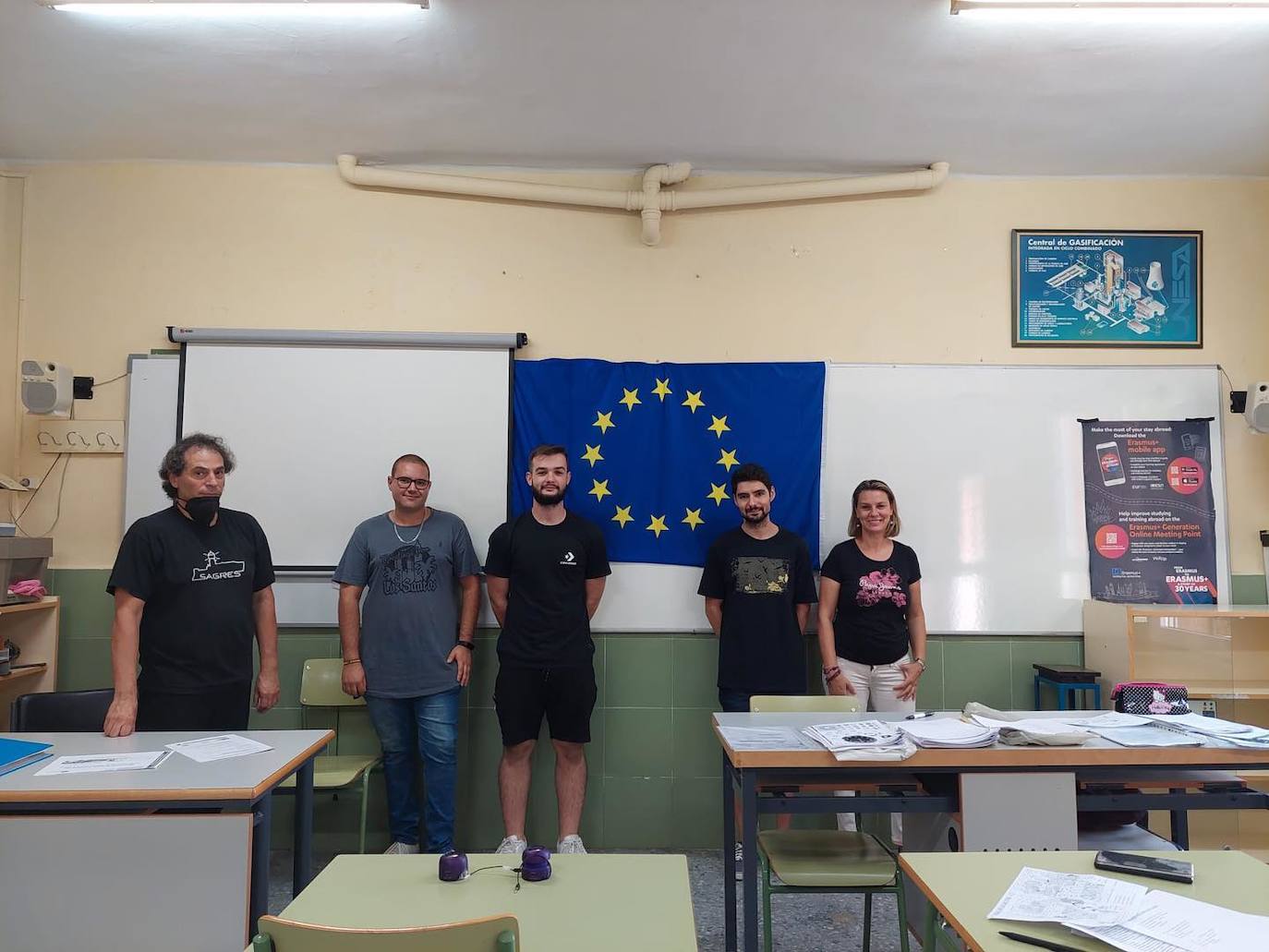 Participantes en este proyecto Erasmus. 