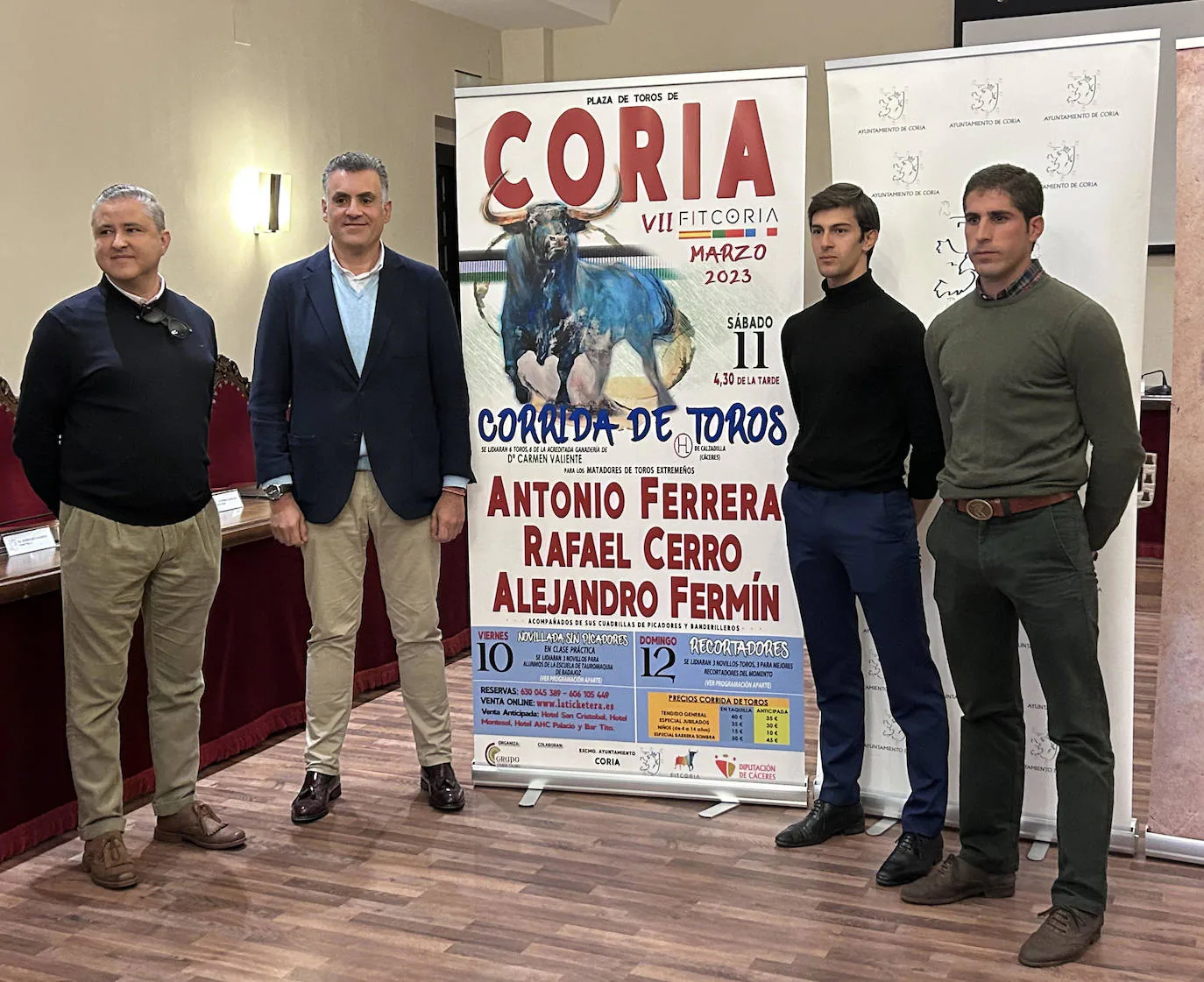 Antonio Ferrera, Rafael Cerro y Alejandro Fermín conforman el cartel taurino de la VII Feria Internacional del Toro