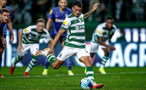 Pedro Porro, un seguro desde los once metros para el Sporting