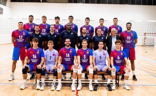 El dombenitense Edu Álvarez debuta con victoria en el Barcelona Voleibol