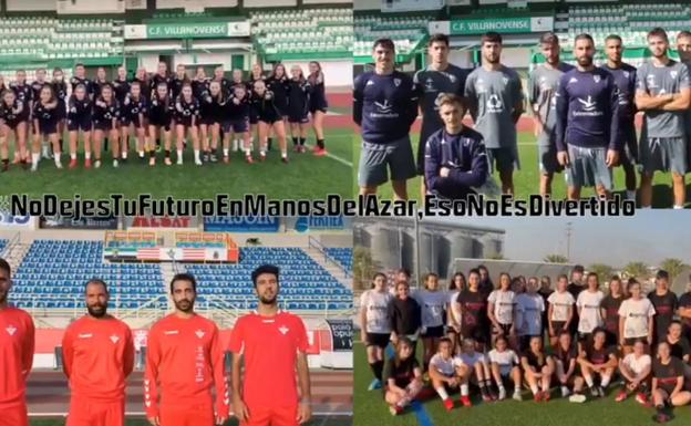 Deportistas de Don Benito y Villanueva se unen para promover un ocio responsable entre los jóvenes