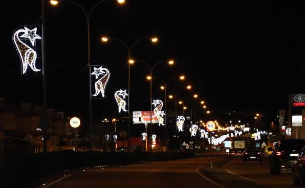 Don Benito y Villanueva, unidas por las luces navideñas