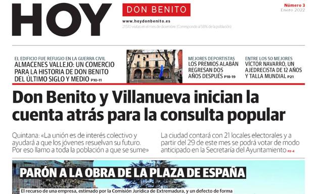 El Hiperlocal HOY Don Benito ya tiene en la calle su tercer número