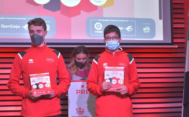 Joel Casado y Víctor Navarro, oro en los Premios 'Diputación Contigo'